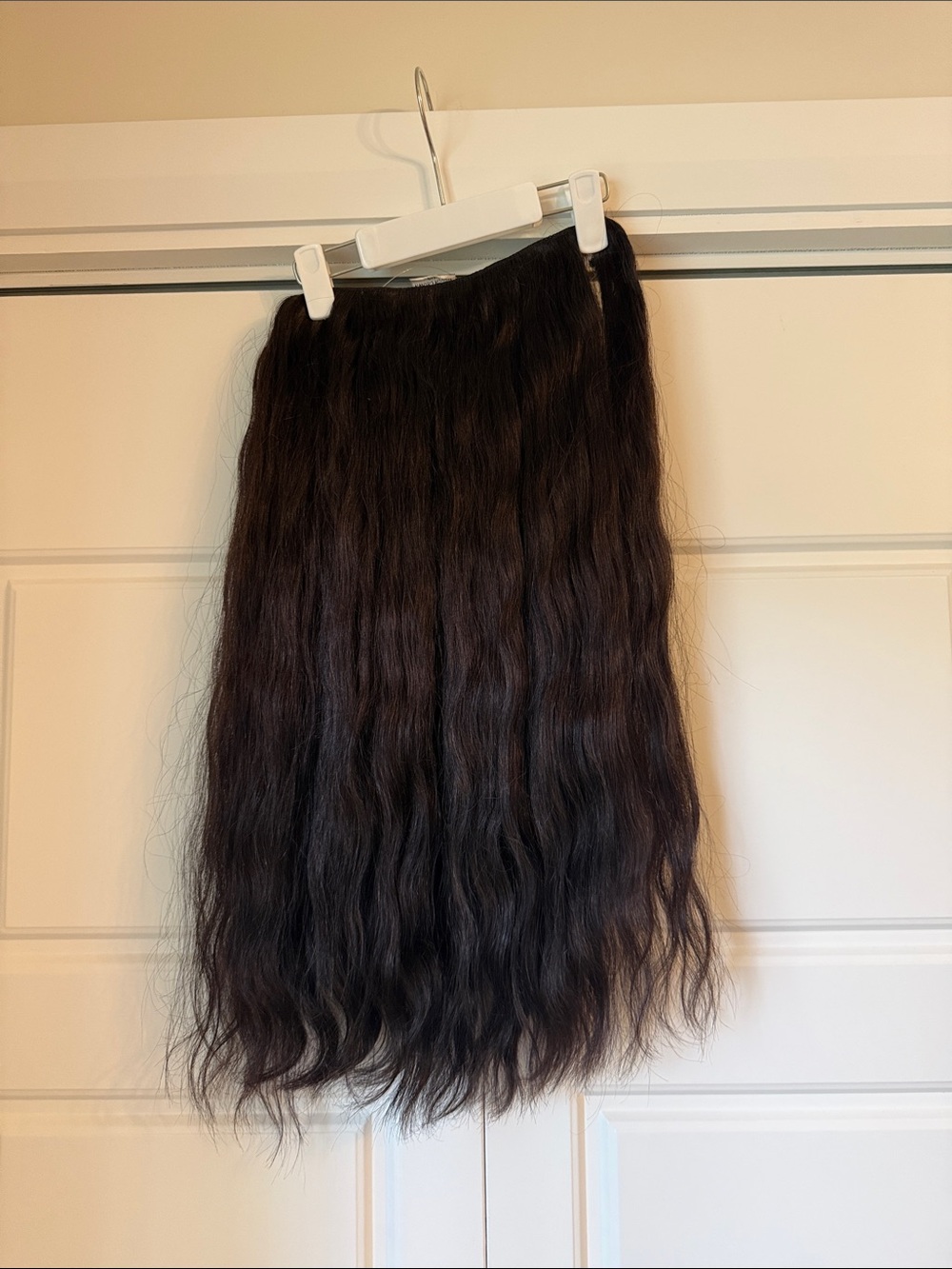 Hidden Crown Natural Dark Brown 1B Halo Hair Extension 21”